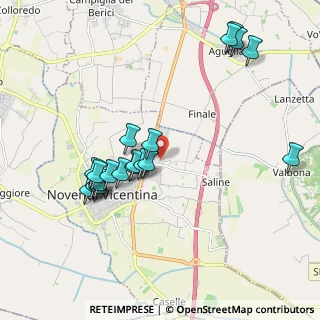 Mappa Via Alessandro Volta, 36025 Noventa Vicentina VI, Italia (1.987)