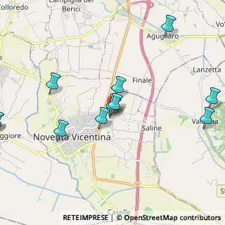 Mappa Via Alessandro Volta, 36025 Noventa Vicentina VI, Italia (2.23667)