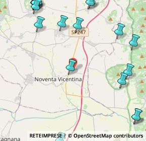 Mappa Via Alessandro Volta, 36025 Noventa Vicentina VI, Italia (6.61)
