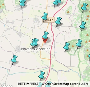 Mappa Via Alessandro Volta, 36025 Noventa Vicentina VI, Italia (5.7155)