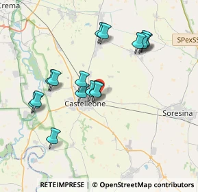 Mappa Via Pradazzo, 26012 Castelleone CR, Italia (3.52938)