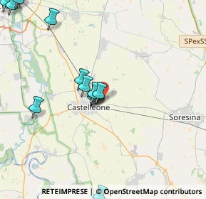Mappa Via Pradazzo, 26012 Castelleone CR, Italia (6.2075)