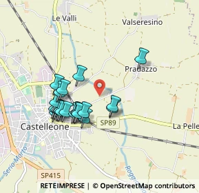Mappa Via Pradazzo, 26012 Castelleone CR, Italia (0.803)