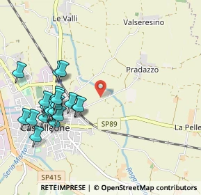 Mappa Via Pradazzo, 26012 Castelleone CR, Italia (1.11)