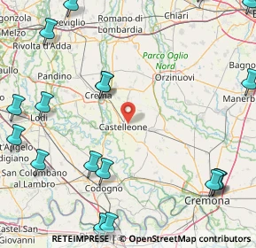 Mappa Via Pradazzo, 26012 Castelleone CR, Italia (25.9925)