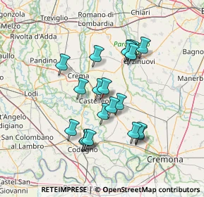 Mappa Via Pradazzo, 26012 Castelleone CR, Italia (12.2775)