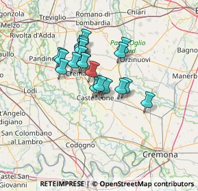 Mappa Via Pradazzo, 26012 Castelleone CR, Italia (10.154)