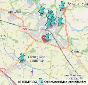 Mappa Via Marzagalli, 26900 Lodi LO, Italia (2.08273)