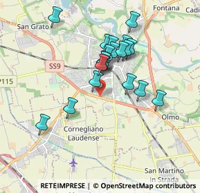 Mappa Via Marzagalli, 26900 Lodi LO, Italia (1.5515)