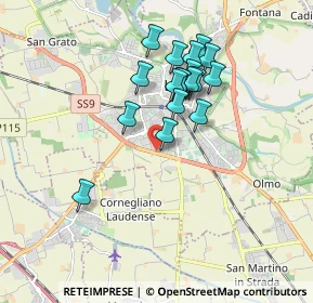 Mappa Via Marzagalli, 26900 Lodi LO, Italia (1.54611)