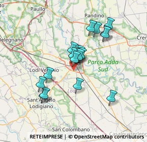 Mappa Via Marzagalli, 26900 Lodi LO, Italia (5.70737)