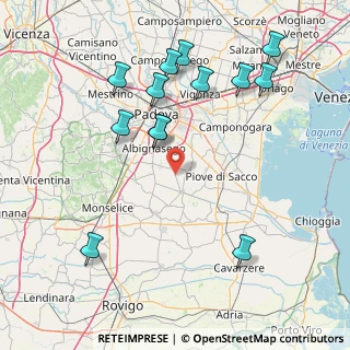 Mappa Via Garibaldi, 35020 Albignasego PD, Italia (17.66692)