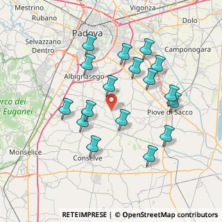 Mappa Via Garibaldi, 35020 Albignasego PD, Italia (7.23882)