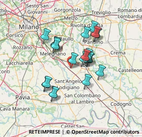 Mappa Via SS. Naborre e Felice, 26855 Lodi Vecchio LO, Italia (11.353)