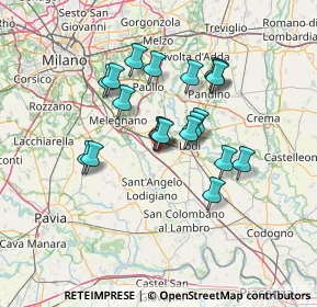 Mappa Via SS. Naborre e Felice, 26855 Lodi Vecchio LO, Italia (11.1655)