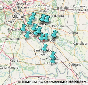 Mappa Via SS. Naborre e Felice, 26855 Lodi Vecchio LO, Italia (10.6145)