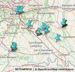 Mappa Via SS. Naborre e Felice, 26855 Lodi Vecchio LO, Italia (17.453)