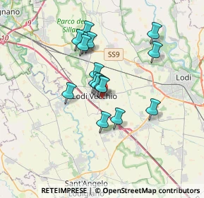 Mappa Via SS. Naborre e Felice, 26855 Lodi Vecchio LO, Italia (2.80688)