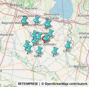 Mappa Vicolo Carlo V, 46042 Castel Goffredo MN, Italia (11.01667)