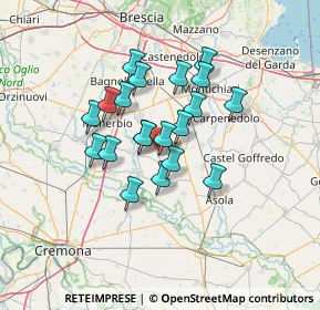 Mappa Via Benedetto Croce, 25023 Gottolengo BS, Italia (10.2925)