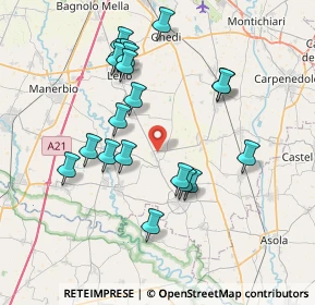 Mappa Via Benedetto Croce, 25023 Gottolengo BS, Italia (7.407)