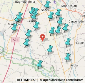 Mappa Via Benedetto Croce, 25023 Gottolengo BS, Italia (8.483)