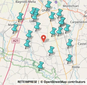 Mappa Via Benedetto Croce, 25023 Gottolengo BS, Italia (8.318)