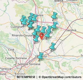 Mappa 10014 Caluso TO, Italia (11.17471)