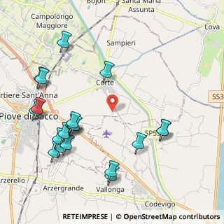 Mappa Via Brentella Destra, 35028 Piove di Sacco PD, Italia (2.426)