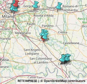 Mappa Via Abruzzi, 26900 Lodi LO, Italia (22.00611)