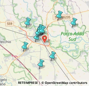Mappa Via Abruzzi, 26900 Lodi LO, Italia (3.00667)