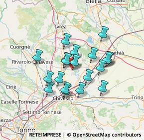 Mappa Vicolo Arnoletti, 10035 Mazzè TO, Italia (11.039)