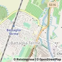 Hartă Battaglia Terme