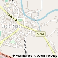 মানচিত্র Isola Rizza