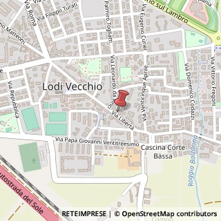 Mappa Via Libertà, 37, 26855 Lodi Vecchio, Lodi (Lombardia)