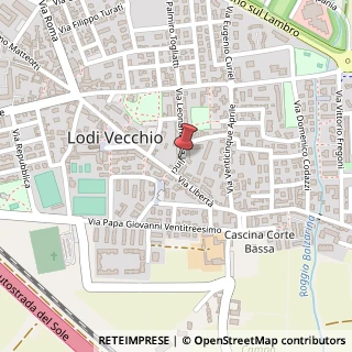 Mappa Via leonardo da vinci 24, 26855 Lodi Vecchio, Lodi (Lombardia)