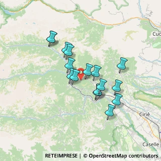 Mappa Strada Fornelli - Chiaves, 10070 Monastero di Lanzo TO, Italia (5.88313)