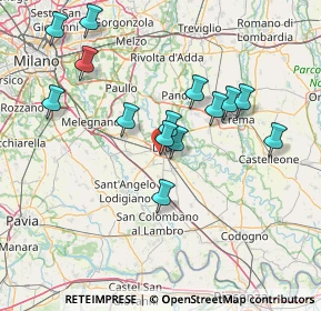 Mappa Via Aldo Moro, 26900 Lodi LO, Italia (14.08929)