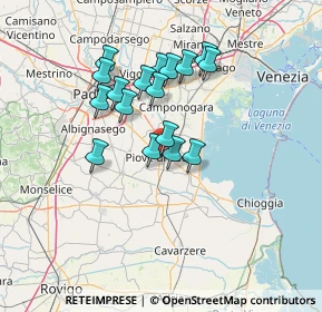 Mappa Via Zabarella, 35028 Piove di Sacco PD, Italia (11.44647)