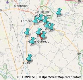 Mappa Via Lombardia, 46042 Castel Goffredo MN, Italia (5.81917)