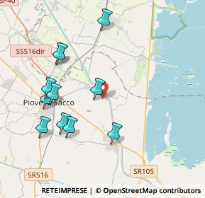 Mappa Via Paolo Adami, 35028 Piove di sacco PD, Italia (4.07818)