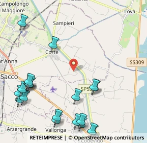 Mappa Via Paolo Adami, 35028 Piove di sacco PD, Italia (2.841)