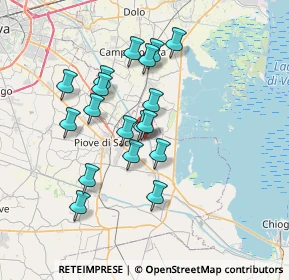 Mappa Via Paolo Adami, 35028 Piove di sacco PD, Italia (6.13222)