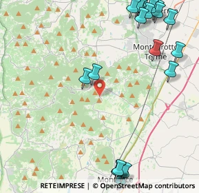 Mappa Via Noiera Galzignano, 35030 Galzignano Terme PD, Italia (6.1235)