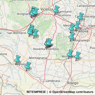 Mappa Via Bergoncino, 36025 Noventa Vicentina VI, Italia (18.162)