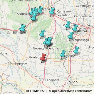 Mappa Via Bergoncino, 36025 Noventa Vicentina VI, Italia (15.3105)