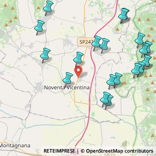 Mappa Via Bergoncino, 36025 Noventa Vicentina VI, Italia (5.4945)