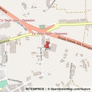 Mappa Via dei Bursi, 21, 37050 Oppeano, Verona (Veneto)