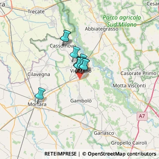 Mappa Strada della Presciutta, 27029 Vigevano PV, Italia (3.595)