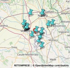 Mappa Via Roma, 27030 Palestro PV, Italia (9.974)